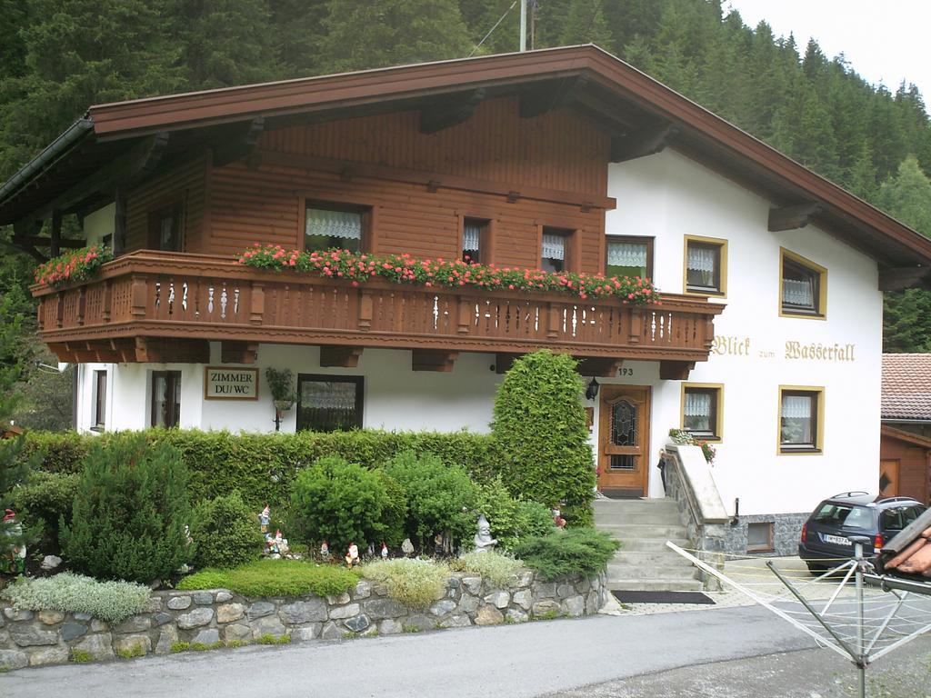 Blick Zum Wasserfall St. Leonhard im Pitztal Zewnętrze zdjęcie
