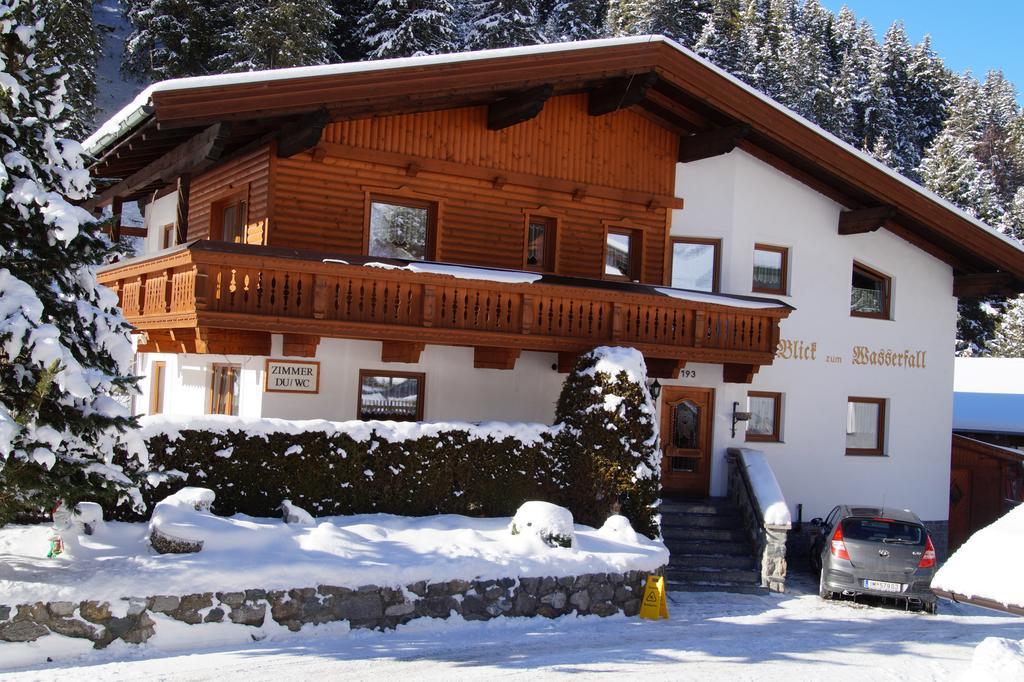 Blick Zum Wasserfall St. Leonhard im Pitztal Zewnętrze zdjęcie